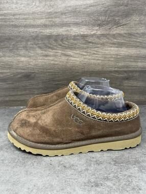 Ugg Tasman Slippers Mens Size 8 Brown Suede Moccasin Slip On